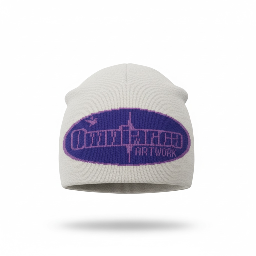 Onsra Reversible High-Contrast Classic Beanie