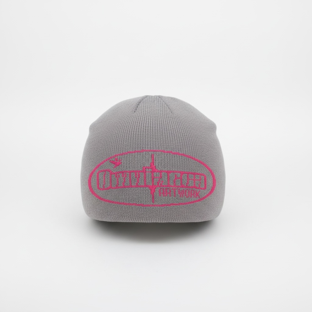 Onsra Reversible Modern Grayscale Beanie
